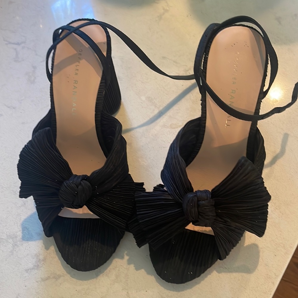 Loeffler RANDALL BLACK ANKLE STRAP 38